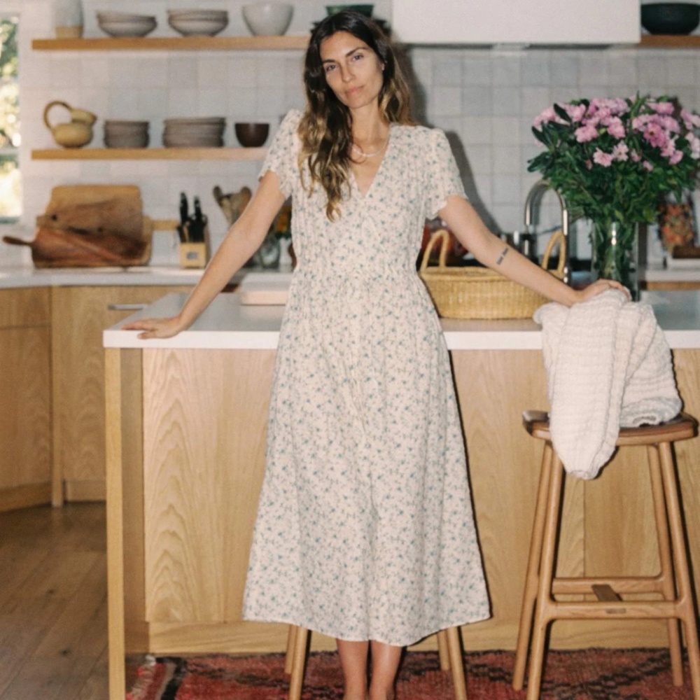 Christy Dawn The Dawn Dress Long Floral Print Dress